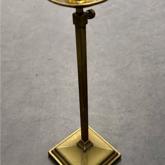 Curtis Leger Fixture Co. Chicago Brass Adjustable Height Hat Stand - Picture 1 of 8